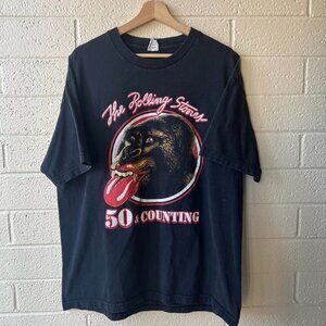 Rolling Stones T Shirt Adult Size XL 2013 Tour Band Tee Rock Band